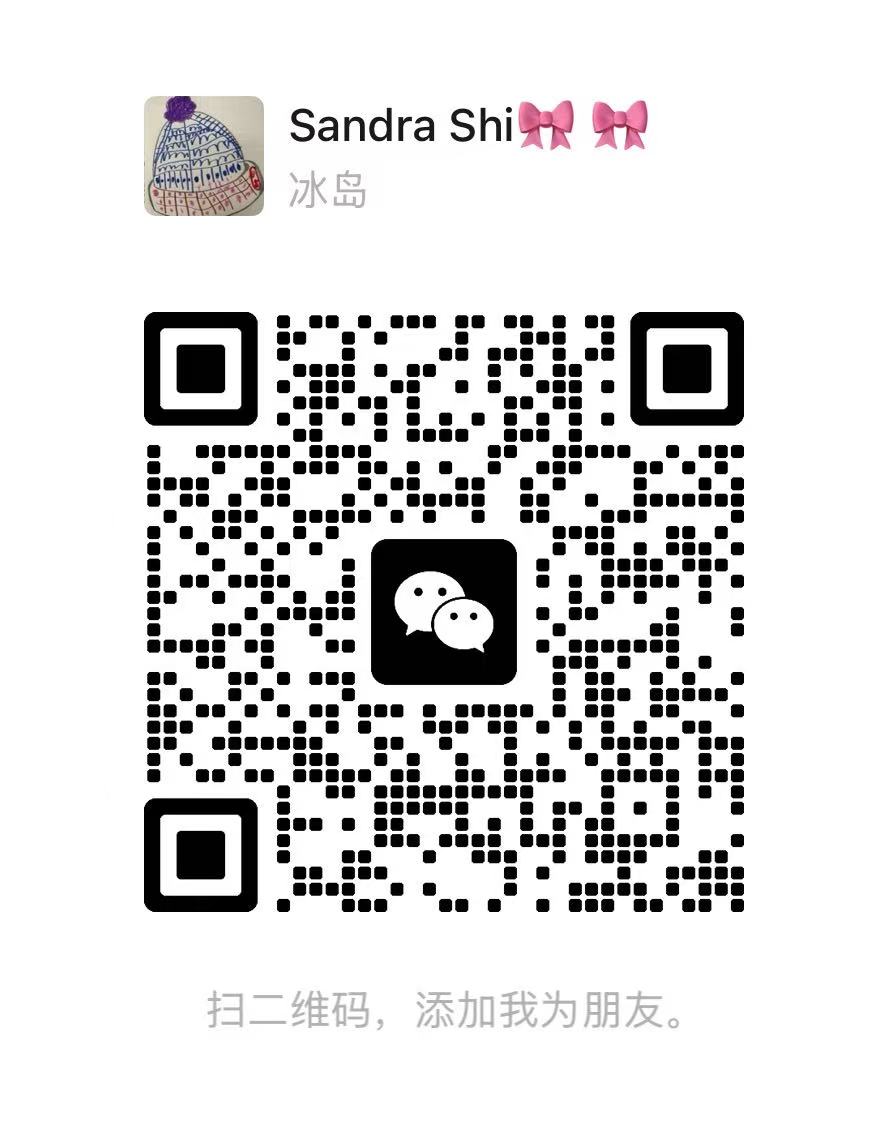 WeChat QR code for Sandra Shi